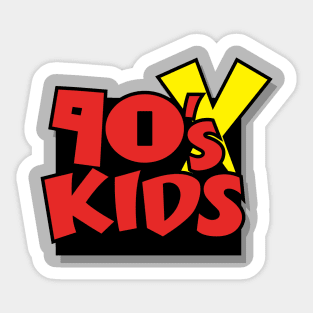 90's Kids Sticker